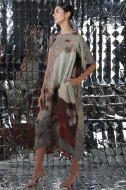 YAVI Grey Vulcan Dress -Inca Sales Store 159ya14 4