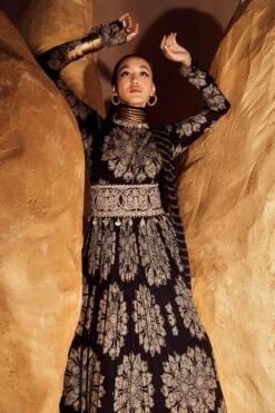 Bhumika Sharma Black Gulbahar Printed Anarkali Set 14 Bhumika Sharma Black Gulbahar Printed Anarkali Set -Inca Sales Store 16032023bs03 6