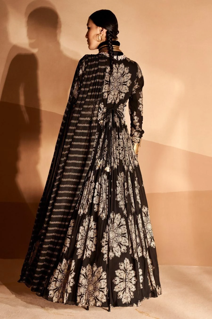 Bhumika Sharma Black Gulbahar Printed Anarkali Set 9 Bhumika Sharma Black Gulbahar Printed Anarkali Set - Image 7