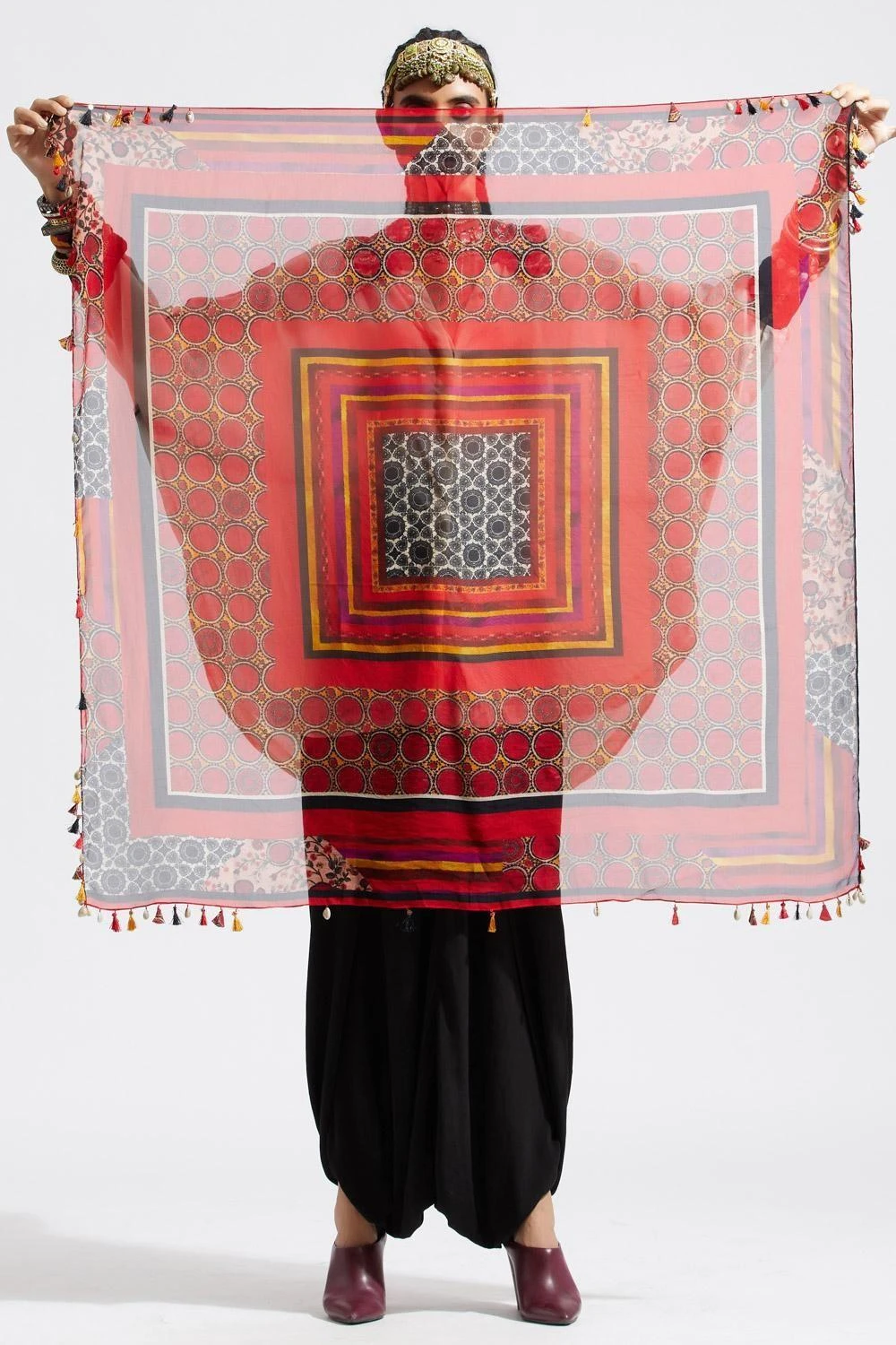 Aseem Kapoor Sindoor Patti Scarf 5 Aseem Kapoor Sindoor Patti Scarf - Image 3