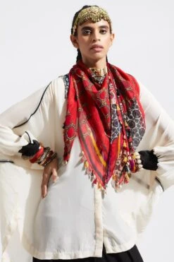 Aseem Kapoor Sindoor Patti Scarf 11 Aseem Kapoor Sindoor Patti Scarf -Inca Sales Store 160523ak11 5