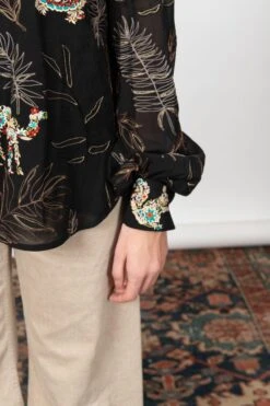 PATINE Embroidered Shirt With Animal & Foliage Motifs -Inca Sales Store 16075 4