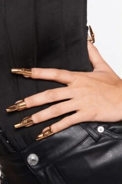 Outhouse Gold Fingertip Ring -Inca Sales Store 1607ot10 2 1