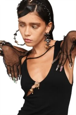 Outhouse Fuchsia Pink Fingertip Ring -Inca Sales Store 1607ot12 3 1