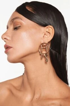 Outhouse Gold Handcrafted Mini Studs -Inca Sales Store 1607ot16 6 1