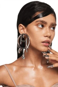 Outhouse Silver Handcrafted Midi Earrings -Inca Sales Store 1607ot18 3 1