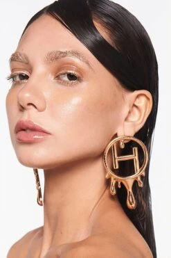Outhouse Gold Handcrafted Midi Earrings -Inca Sales Store 1607ot19 5 1