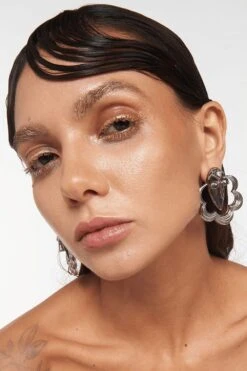 Outhouse Silver Studs With An Amethyst Stone -Inca Sales Store 1607ot20 2 1