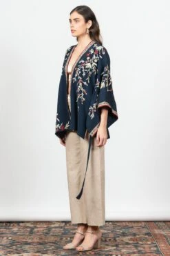 PATINE Scarlett Navy Blue Short Kimono -Inca Sales Store 16083 3