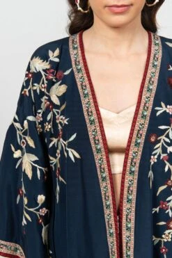 PATINE Scarlett Navy Blue Short Kimono -Inca Sales Store 16083 4