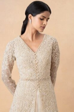 Ahilian Ivory Embellished Sharara Set -Inca Sales Store 161023an10 4
