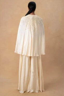 Ahilian Ivory Embellished Cape Set -Inca Sales Store 161023an9 5
