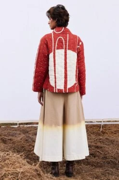 Khara Kapas Redwood Abstract Print Mul-Cotton Jacket 9 Khara Kapas Redwood Abstract Print Mul-Cotton Jacket -Inca Sales Store 161223kk6 4