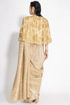 431-88 By Shweta Kapur Gold Wave Cape -Inca Sales Store 1612sk03 4