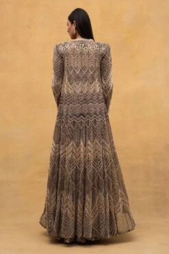 Ritika Mirchandani Black Hand Embroidered Jacket Set -Inca Sales Store 161rm2 6