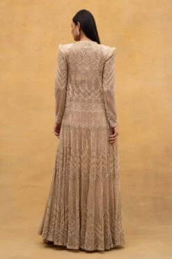 Ritika Mirchandani Gold Hand Embroidered Jacket Set -Inca Sales Store 161rm4 5