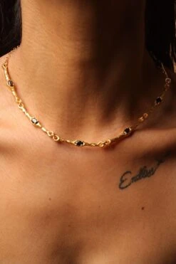 Anatina Epiphany Black Necklace