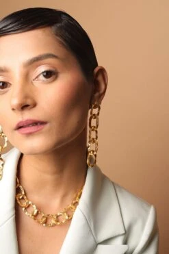 Anatina Gold Naomi Link Earrings -Inca Sales Store 16323ata25 3