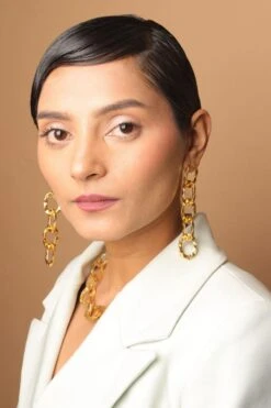 Anatina Gold Naomi Link Earrings -Inca Sales Store 16323ata25 4