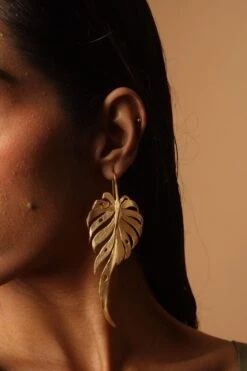 Anatina Gold Foliage Earrings 11 Anatina Gold Foliage Earrings -Inca Sales Store 16323ata26 5