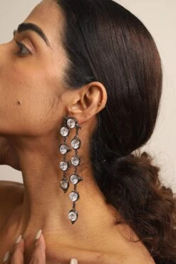 Anatina Estrella Charcoal Danglers -Inca Sales Store 16323ata29 3