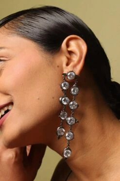 Anatina Estrella Charcoal Danglers -Inca Sales Store 16323ata29 5