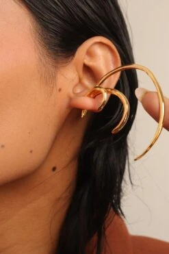 Anatina Gold Concurrent Hoop Earrings -Inca Sales Store 16323ata3 3