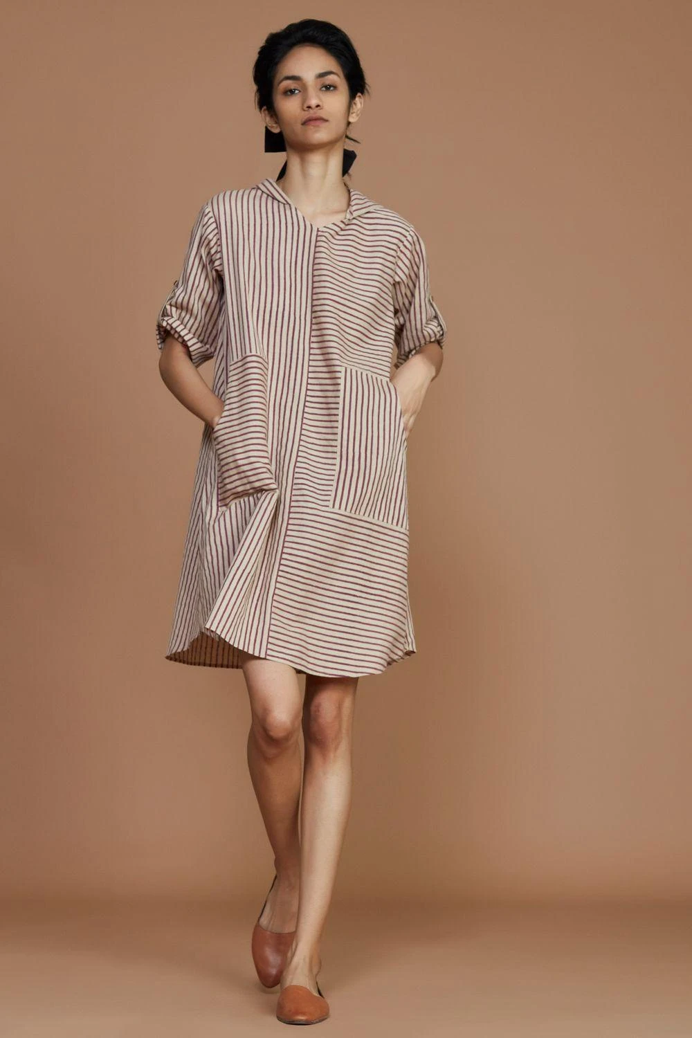 Mati Striped Hooded Dress 3 Mati Striped Hooded Dress