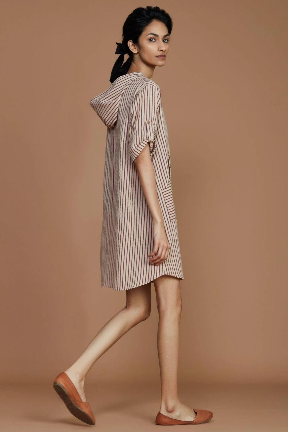 Mati Striped Hooded Dress 4 Mati Striped Hooded Dress - Image 2