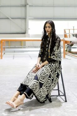 Pooja Keyur Orion Black Embellished Kaftan Set 8 Pooja Keyur Orion Black Embellished Kaftan Set -Inca Sales Store 16623pk21 2