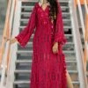 Pooja Keyur Rey Brown Kaftan Dress
