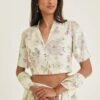 Surmaye Amore Ivory Mulberry Silk Blouse
