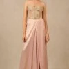 Tarun Tahiliani Blush Sequin Embellished Corset With Pants -Inca Sales Store 16923tt22 1