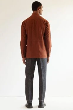 Countrymade Copper Silk Safari Shirt -Inca Sales Store 169cms14 5