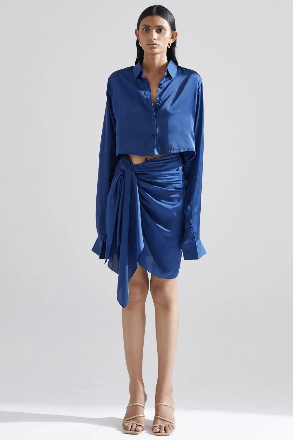 ECHO Blue Orchid Cropped Shirt 4 ECHO Blue Orchid Cropped Shirt - Image 2