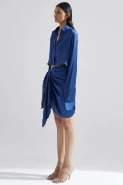 ECHO Blue Orchid Cropped Shirt 9 ECHO Blue Orchid Cropped Shirt -Inca Sales Store 16echo15 3