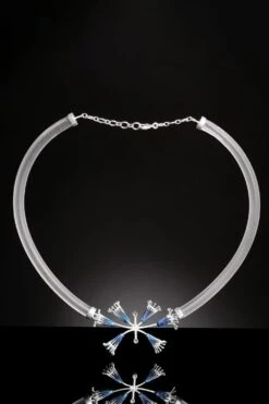 Suhani Pittie Silver Acrylic Necklace