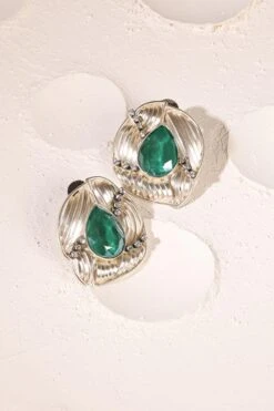 Suhani Pittie Little Moon Green Earrings