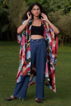 Ode To Odd Last Of Summer Silk Cape -Inca Sales Store 1701od24 4