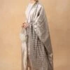 Hemang Agrawal Black & Silver Metallic Dupatta -Inca Sales Store 171023bs19 1