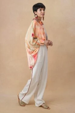 Aseem Kapoor Peach Mandala Shirt -Inca Sales Store 171023bs24 3