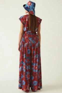 Payal Pratap Red & Navy Bali Printed Jumpsuit 13 Payal Pratap Red & Navy Bali Printed Jumpsuit -Inca Sales Store 1711pp16 6