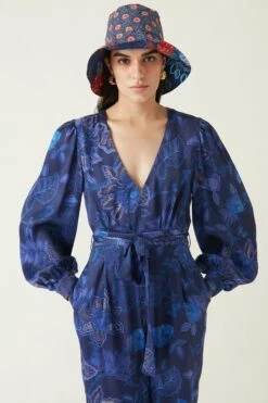 Payal Pratap Navy Java Sumba Jumpsuit -Inca Sales Store 1711pp6 3