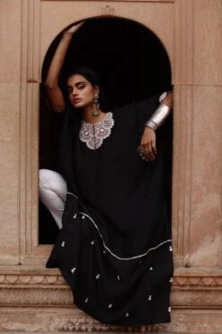 Avacara Parcha Black Kaftan Set -Inca Sales Store 172ap4 5