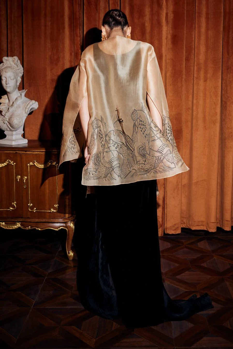 REIK Beige Maria Overlay Jacket 5 REIK Beige Maria Overlay Jacket - Image 3