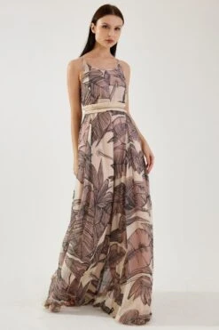 KoAi Cream And Pink Floral Sleeveless Jumpsuit -Inca Sales Store 17723koia36 3