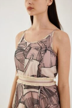 KoAi Cream And Pink Floral Sleeveless Jumpsuit -Inca Sales Store 17723koia36 4