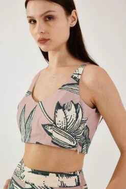 KoAi Pink And White Floral Bustier -Inca Sales Store 17723koia38 3