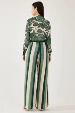 KoAi Cream & Olive Floral Frill Collar Shirt 13 KoAi Cream & Olive Floral Frill Collar Shirt -Inca Sales Store 17723koia4 6 1