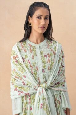 Vineet Rahul Lusia Bougainville Beaded Dupatta -Inca Sales Store 17823vr18 5
